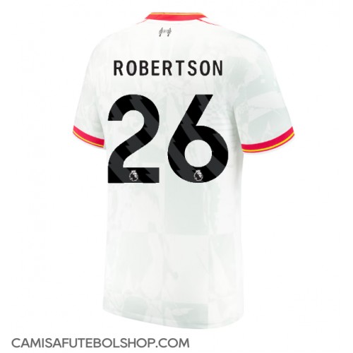 Camisa de time de futebol Liverpool Andrew Robertson #26 Replicas 3º Equipamento 2024-25 Manga Curta